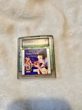 Game Boy Color Snow White and the Seven Dwarfs Game - Clear Shell